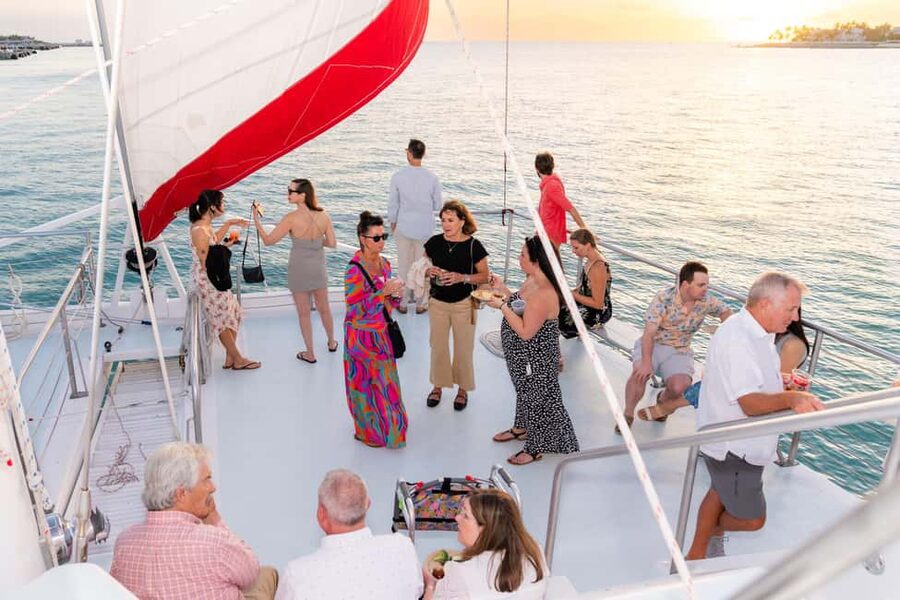 Key West Signature Sunset Cruise with Open Bar, Food & Music - How the Crew Shapes the Evening