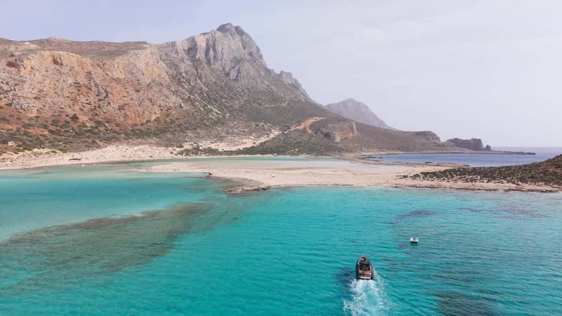 Kissamos: Small Group Speedboat Cruise to Balos & Gramvousa - Balos Lagoon: Turquoise Water With a Practical Catch