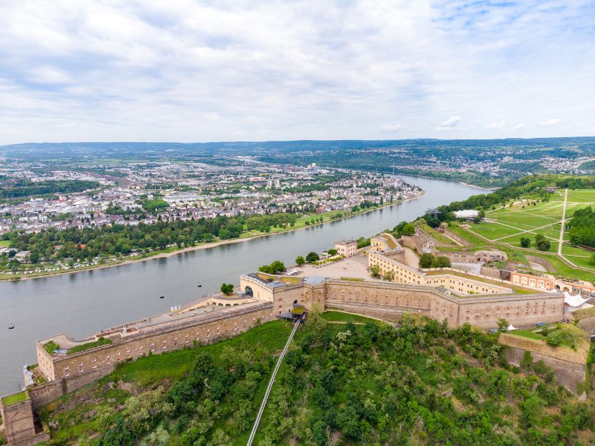 Koblenz: Old Town Sightseeing Cruise along the Rhine - Niederwerth and the view toward Vallendar