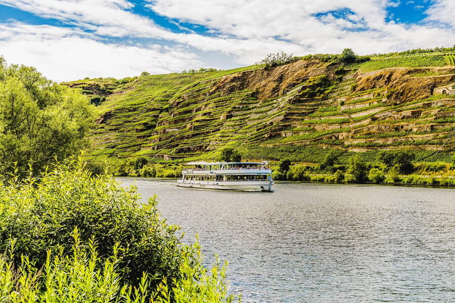 Koblenz: Panoramic Cruise on Moselle River to Winningen - The lock delay can change the rhythm