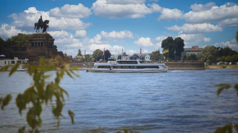 Koblenz:Rhine Valley boat tour along the castles and palaces - Lahneck Castle, Stolzenfels, and the castle section