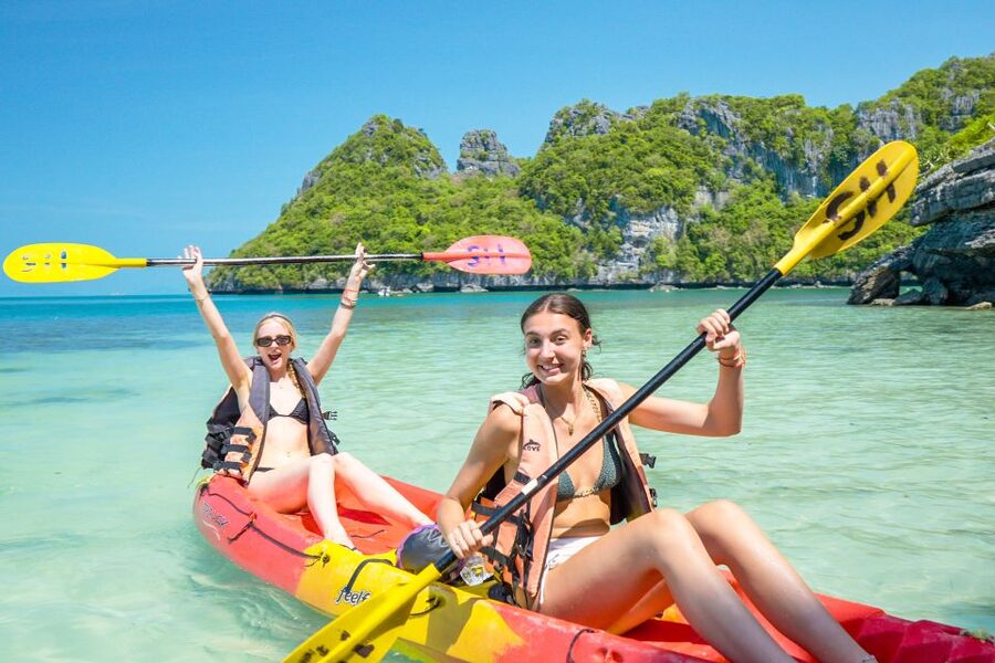 Koh Samui: Mu Ko Ang Thong Park Cruise with Kayaking Option - A quick look at Koh Sam Sao