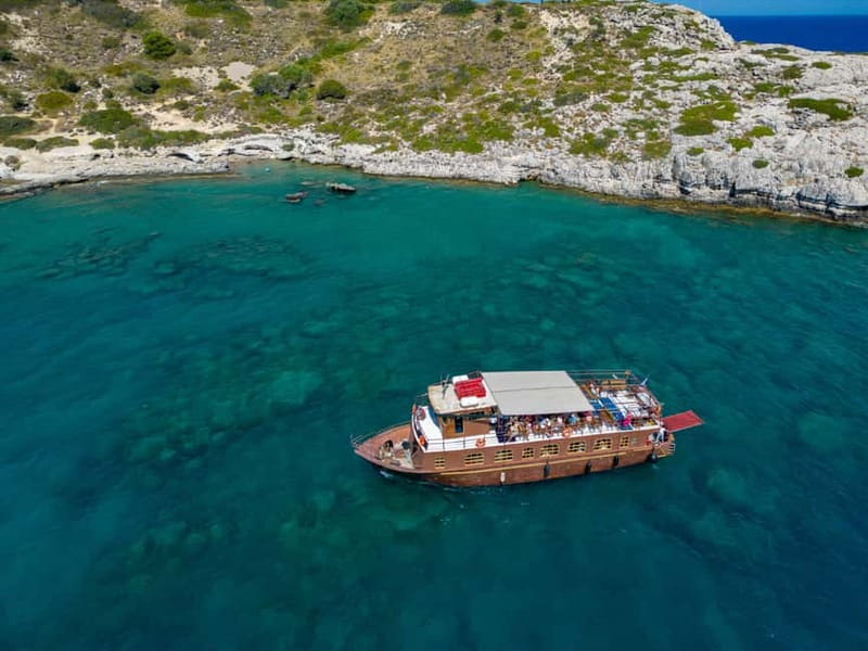 Kolympia : Transfer & Cruise to Lindos with 3 Swimming Stops - Stegna Beach gives you another quick swim