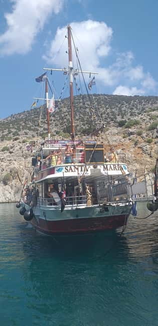 Kos: 3-Island Cruise with Lunch, Swimming and Audio Guide - Platy: the clearest water and the biggest splash