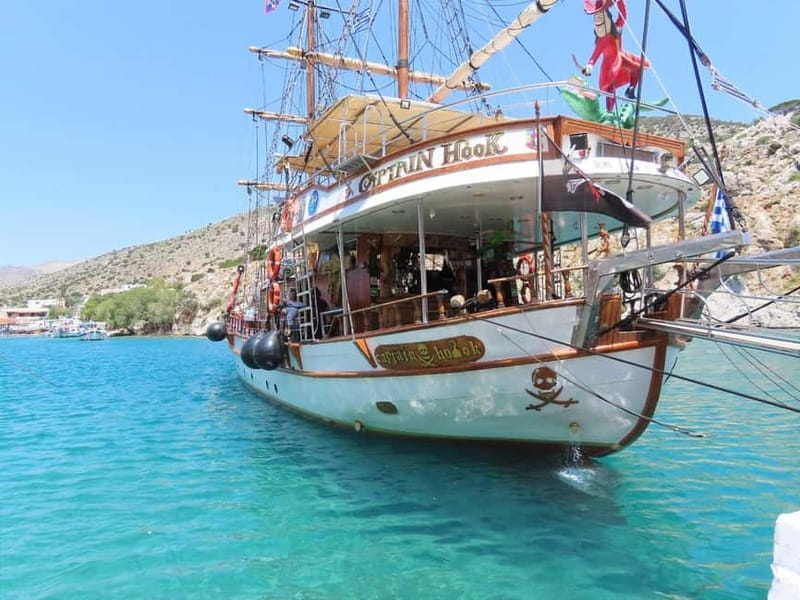 Kos : 3-Island Wooden Ship Cruise w/ Lunch on Captain Hook - Boarding Captain Hook at Kos Port