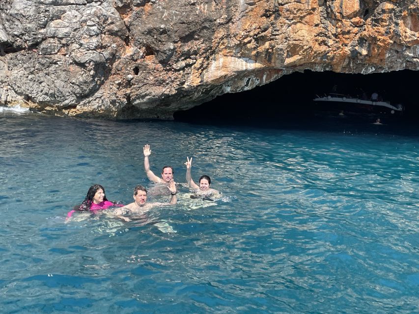 Kotor: Boat Cruise with Blue Cave Swim and Submarine Base - Our Lady of the Rocks and the story beneath the island