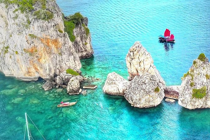 Krabi 4 Island Sunset Snorkeling Cruise + Bioluminescent Swim - Chicken Island and the open-water activities