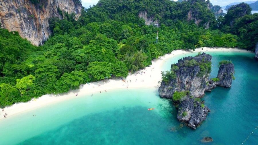 Krabi: Hong Islands Day Tour by Longtail Boat - Hong Lagoon is short, beautiful, and often crowded