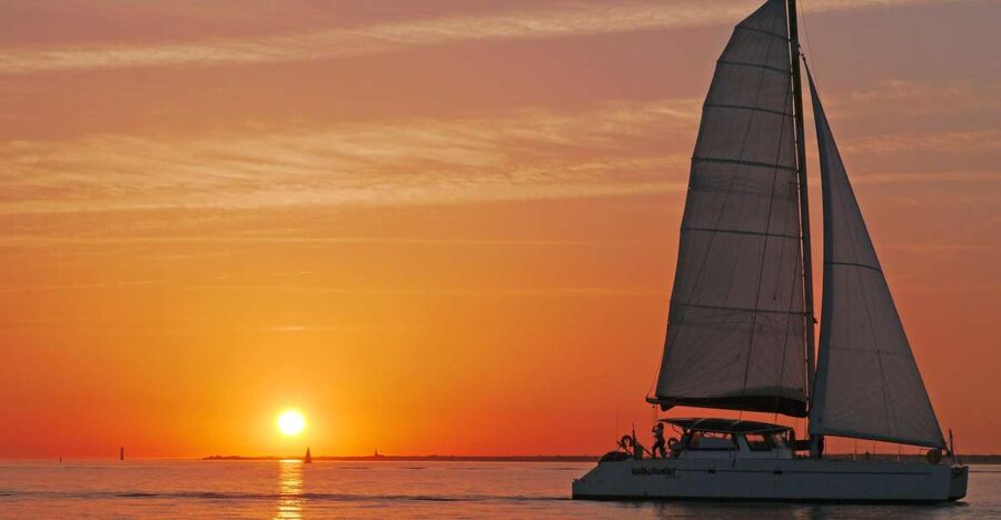 La Rochelle: 2-Hour Sunset Sailing Cruise - A 16-meter maxi-catamaran with room to spread out