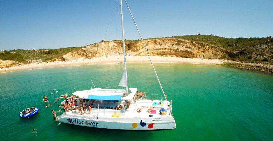 Lagos: Piedade Caves & Coastline - Catamaran - Ponta da Piedade, the star of the route