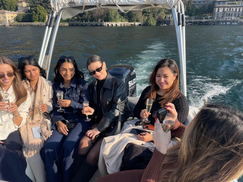 Lake Como: Shared Boat Tour with Prosecco Aperitif - Villa d’Este and Cernobbio from the water