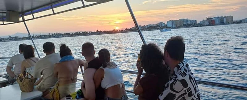 Larnaca: Sunset Cruise with Unlimited Wine & Beers - Mackenzie Beach: a 20-minute swim break