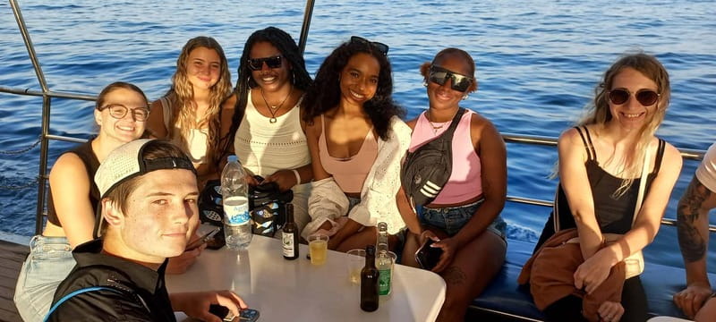 Larnaca: Sunset Cruise with Unlimited Wine & Beers - Aircraft, city views, and the sunset return