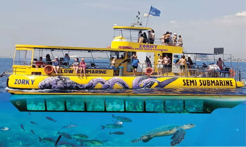 Larnaca: Yellow Submarine Mini Cruise with a Swim Stop - How the cruise works for families
