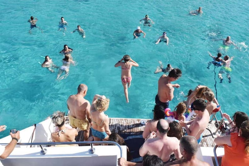 Latchi: Nafsika II Boat Cruise to the Blue Lagoon - The New Waterslide From Nafsika II