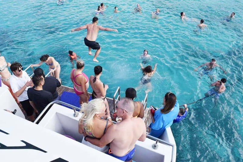 Latchi: Nafsika II Boat Cruise to the Blue Lagoon - Fruit, Wine, and the Onboard Bar