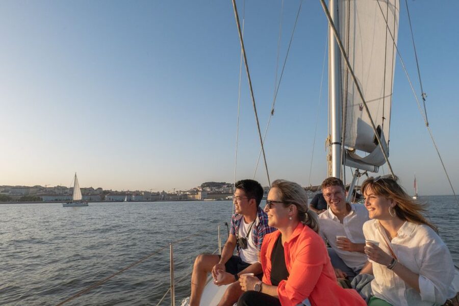 Lisbon: Daytime/Sunset/Night City Sailboat Tour with Drink - Choosing daytime, sunset, or night