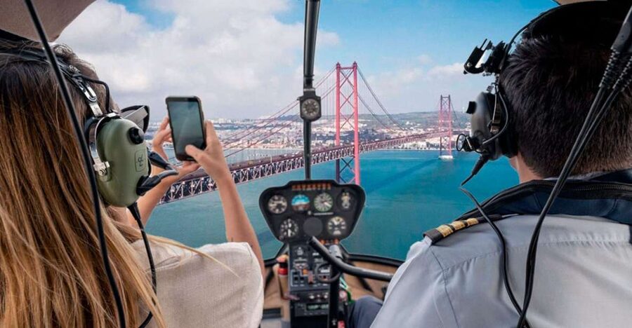 Lisbon: Helicopter Ride, Boat Trip, & Old Town Walking Tour - A full Lisbon sampler in five hours