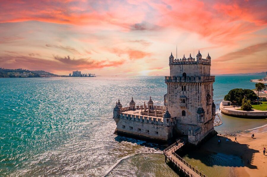 Lisbon: Helicopter Ride, Boat Trip, & Old Town Walking Tour - The helicopter flight from Belém