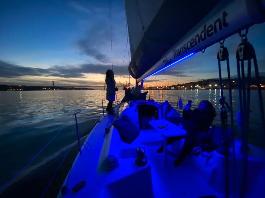 Lisbon: Sailboat Tour w/ Local Guide and Open Bar Green Wine - Almada, Alfama, and the changing evening light