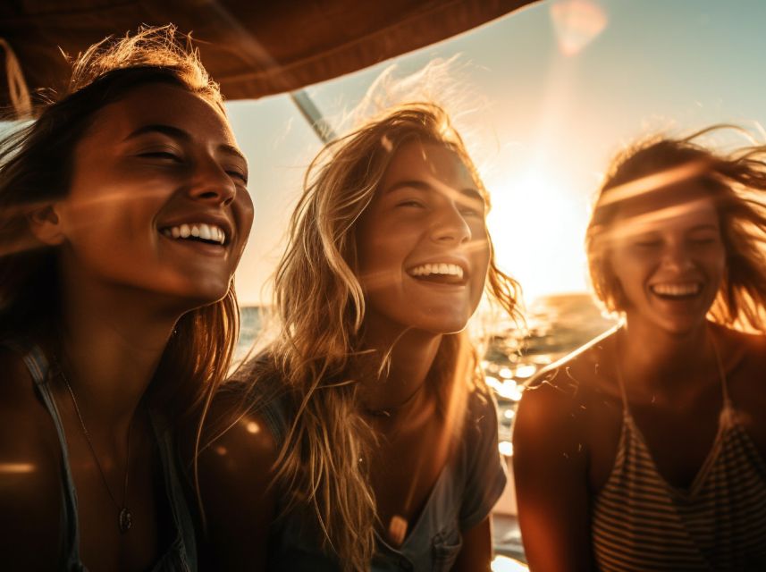 Lisbon: Sunset Boat Party Cruise with DJ and Open Bar - Commerce Square from the river