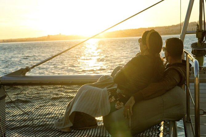 Lisbon: Sunset Catamaran Boat Tour with Music and Drinks - What you get for $26