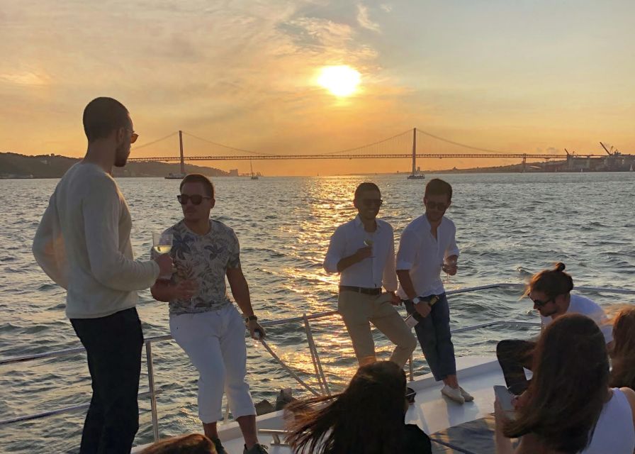 Lisbon: Sunset Cruise with Drinks - Time Out Market, Bairro Alto, and Commerce Square
