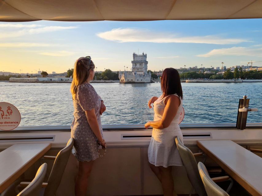 Lisbon: Sunset Cruise with Welcome Drink and Snacks - MAAT and the modern riverfront