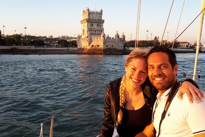 Lisbon: Sunset Sailing with Portuguese Wine and History - Sailing west toward Belém