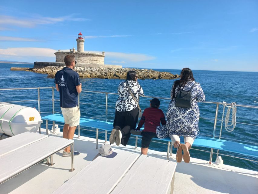 Lisbon: Tagus River Cruise to the Ocean & Dolphin Watching - Bugio Fort, the river mouth, and the dolphin search
