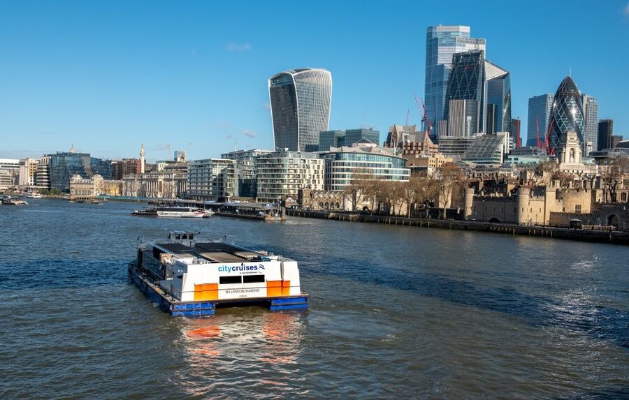 London River Thames Lunch Cruise - Boarding at Tower Pier beside the Tower of London