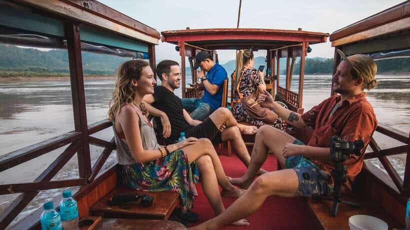 Luang Prabang: Cruise to Pak Ou Caves & Kuang Si Waterfalls - Guides, vehicles, and the rhythm of the day