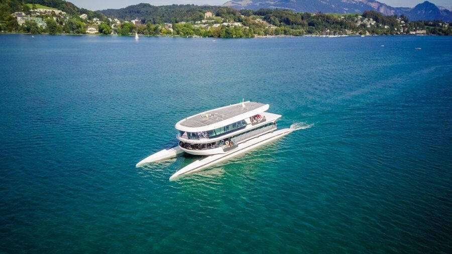 Lucerne: Round-Trip Catamaran Cruise on Lake Lucerne - No guide, no script, and no fuss