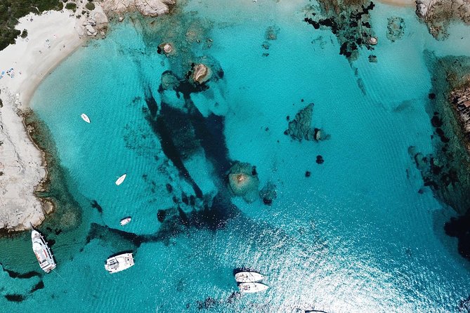 Luxury catamaran from Porto Rafael-Palau to the Maddalena Archipelago - Razzoli and Santa Maria near the northern edge