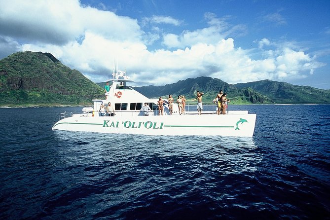 Luxury Snorkel Cruise, Local Buffet with Whale & Dolphin Watch - Setting Out From Ko Olina on the Kai OliOli