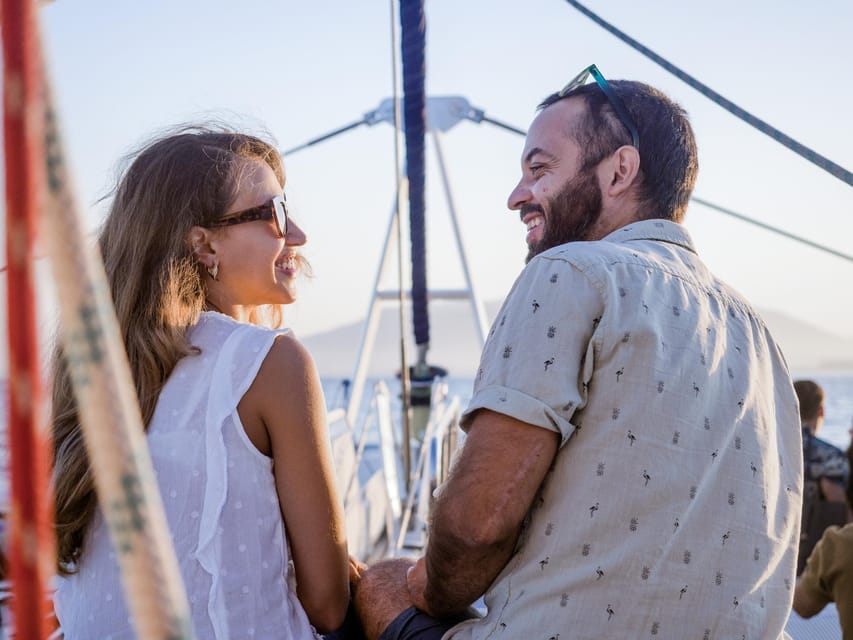 Malaga: Catamaran Sailing Trip with Sunset Option - Cava, music, and the light-show option