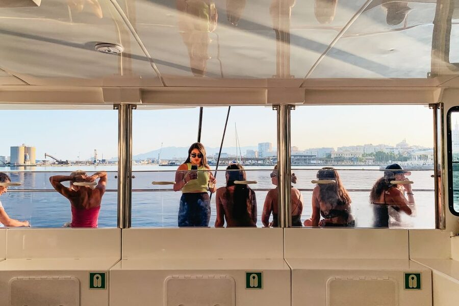 Malaga: Catamaran Sailing Trip with Sunset Option - Value at about $16 per person