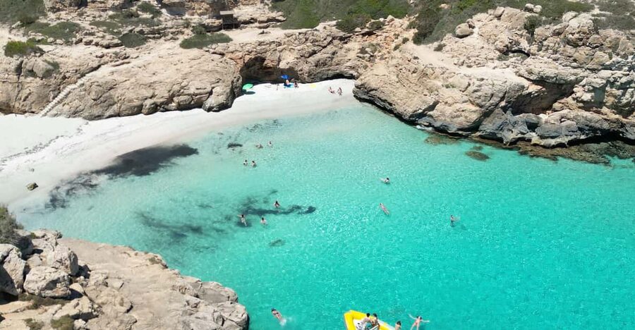 Mallorca: Caló des Moro and Cala Marmols Boat Tour - Cala s’Almunia and Punta des Bauç