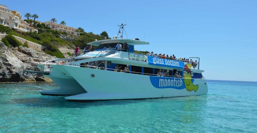 Mallorca: Glass-Bottom Catamaran Along the East Coast - Cala Varques, the Pirate Cave, and the smaller coves