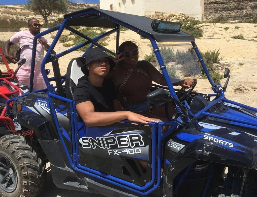Malta: Full-Day Gozo Buggy Tour with Lunch & Boat Ride - Stops for photographs, local tastes, and swimming