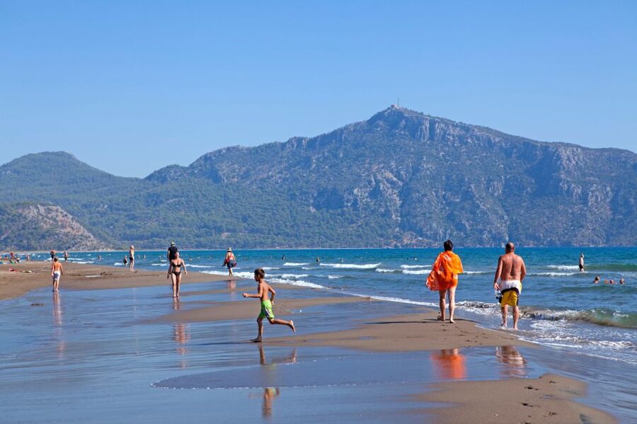 Marmaris: Dalyan Cruise, Turtle Beach & Mud Baths with Lunch - Seeing the Kaunos tombs from the water