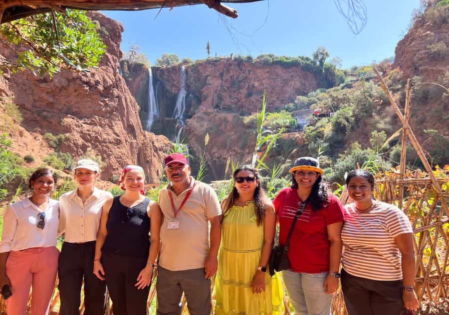 Marrakech: Day Tour to Ouzoud Waterfalls with Boat Trip - The boat ride beneath the water