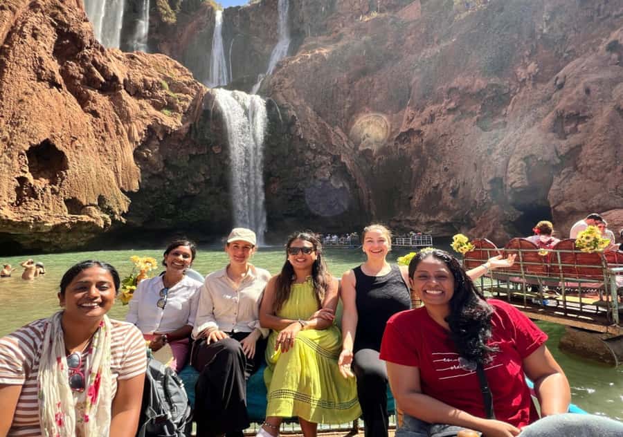 Marrakech: Day Tour to Ouzoud Waterfalls with Boat Trip - First views of the Ouzoud cascades