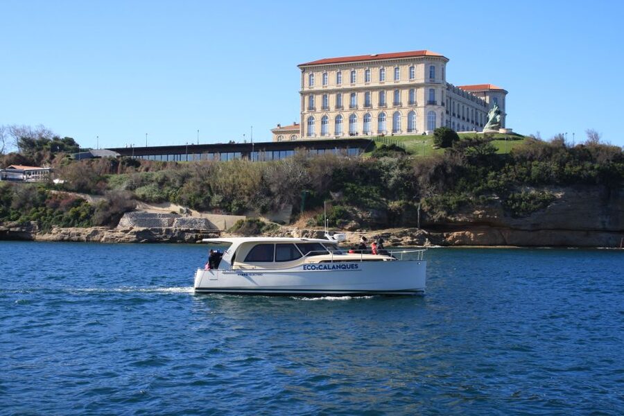 Marseille: Sunset Boat Cruise with Buffet and Organic Wine - A vegetarian dinner with Provençal wine