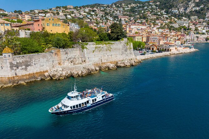 Mediterranean Coastal Sightseeing Cruise from Nice - Turning toward Cap Ferrat