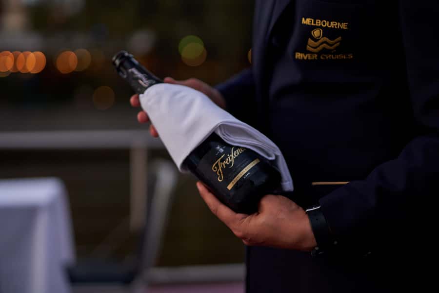 Melbourne: 4-Course Dinner Cruise with Drinks - The four-course meal, from tasting platter to port