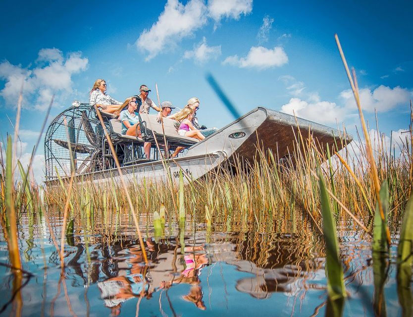 Miami: Everglades National Park Airboat Tour & Wildlife Show - The Airboat Is the Main Event