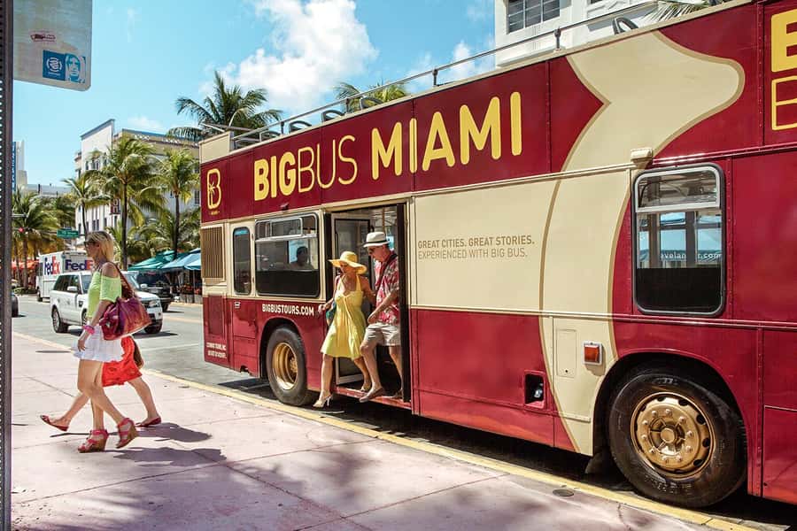 Miami: Hop-on Hop-off Open-top Bus Tour and Optional Cruise - Millionaire’s Row by boat