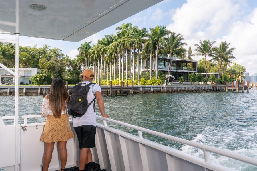 Miami: The Original Millionaire’s Row Cruise - The Miami skyline from Biscayne Bay