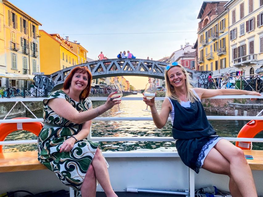 Milan: Navigli District Canal Boat Tour with Aperitivo - Starting at Alzaia Naviglio Grande